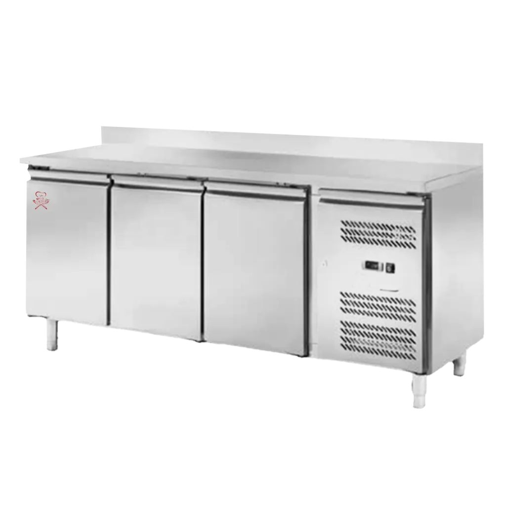 Banco refrigerato 3 porte con alzatina BT
