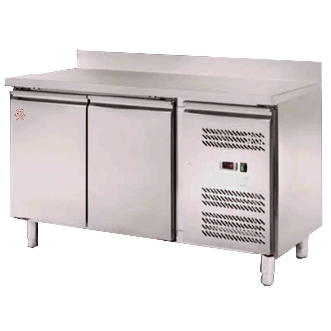 Banco refrigerato ventilato 2 porte con alzatina TN